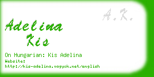 adelina kis business card
